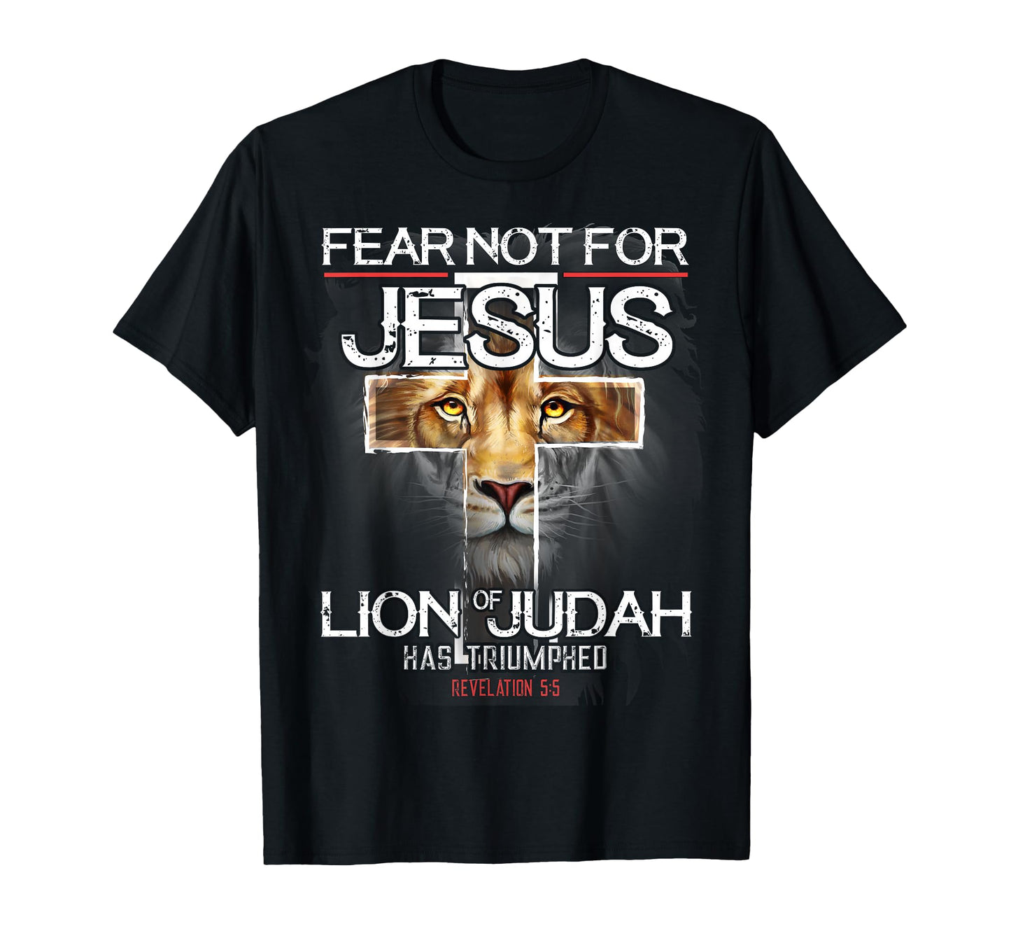 for Jesus Christ Judah Lion Christians Bible Religious T-Shirt
