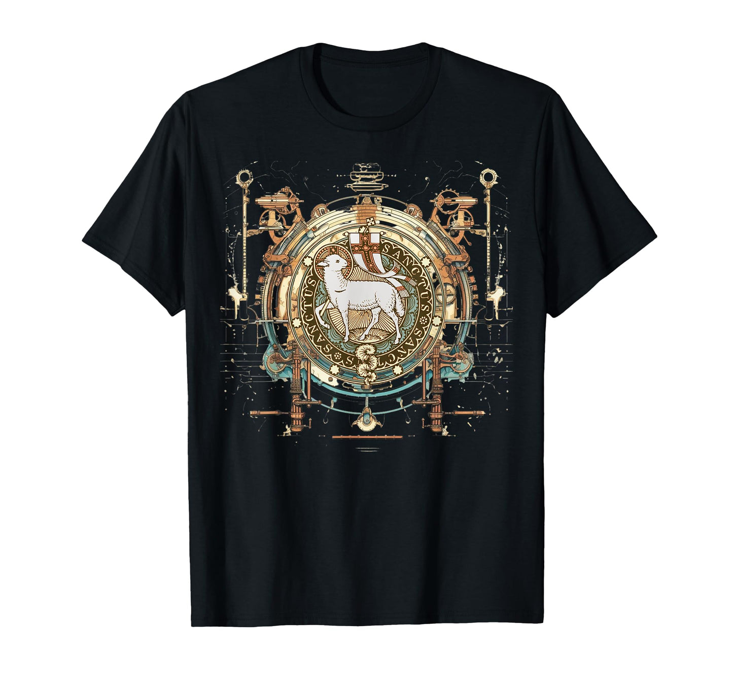 Agnus Dei Sanctus Traditional Latin Mass Catholic T-Shirt