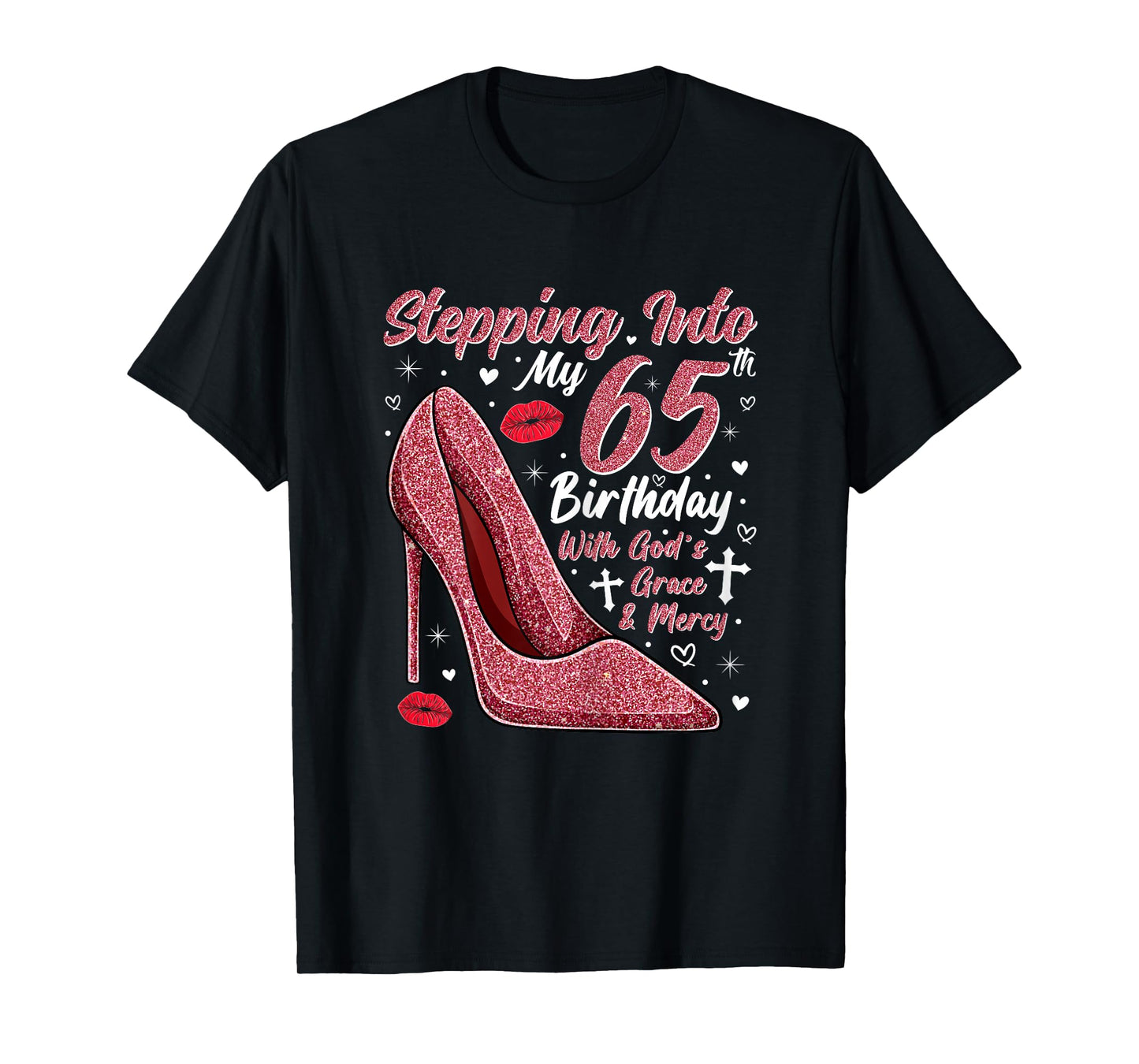 Stepping Into My 65th Birthday Ladies 65 Year Old T-Shirt