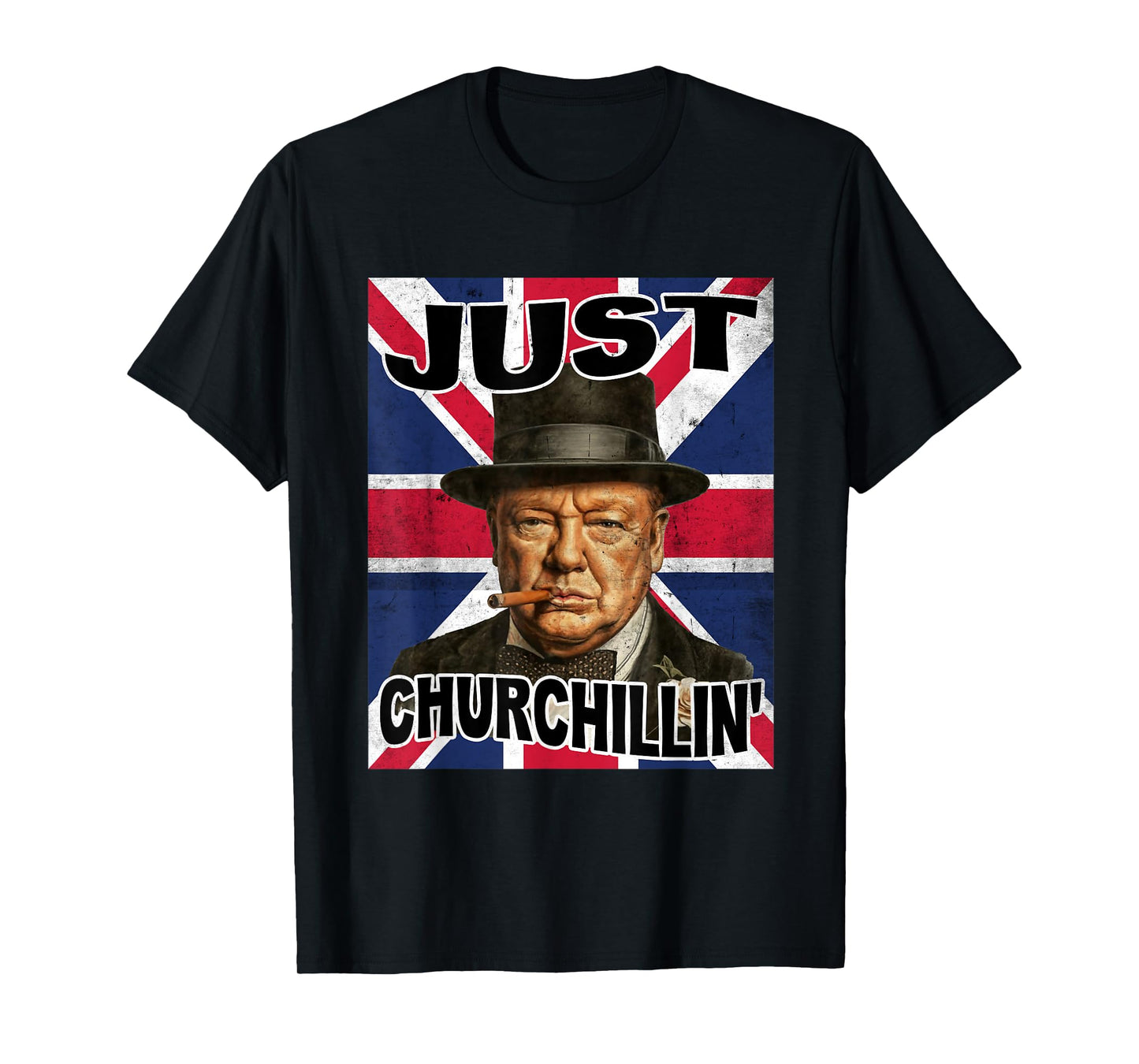 Retro Winston Churchill Shirt Costume For Kids Boys Men T-Shirt