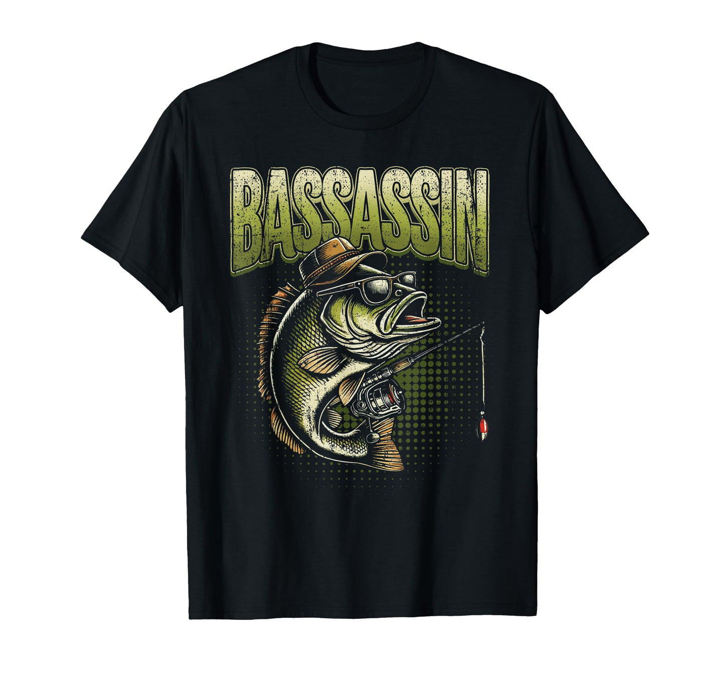 Funny Bass Fisherman Fishing meme T-Shirt