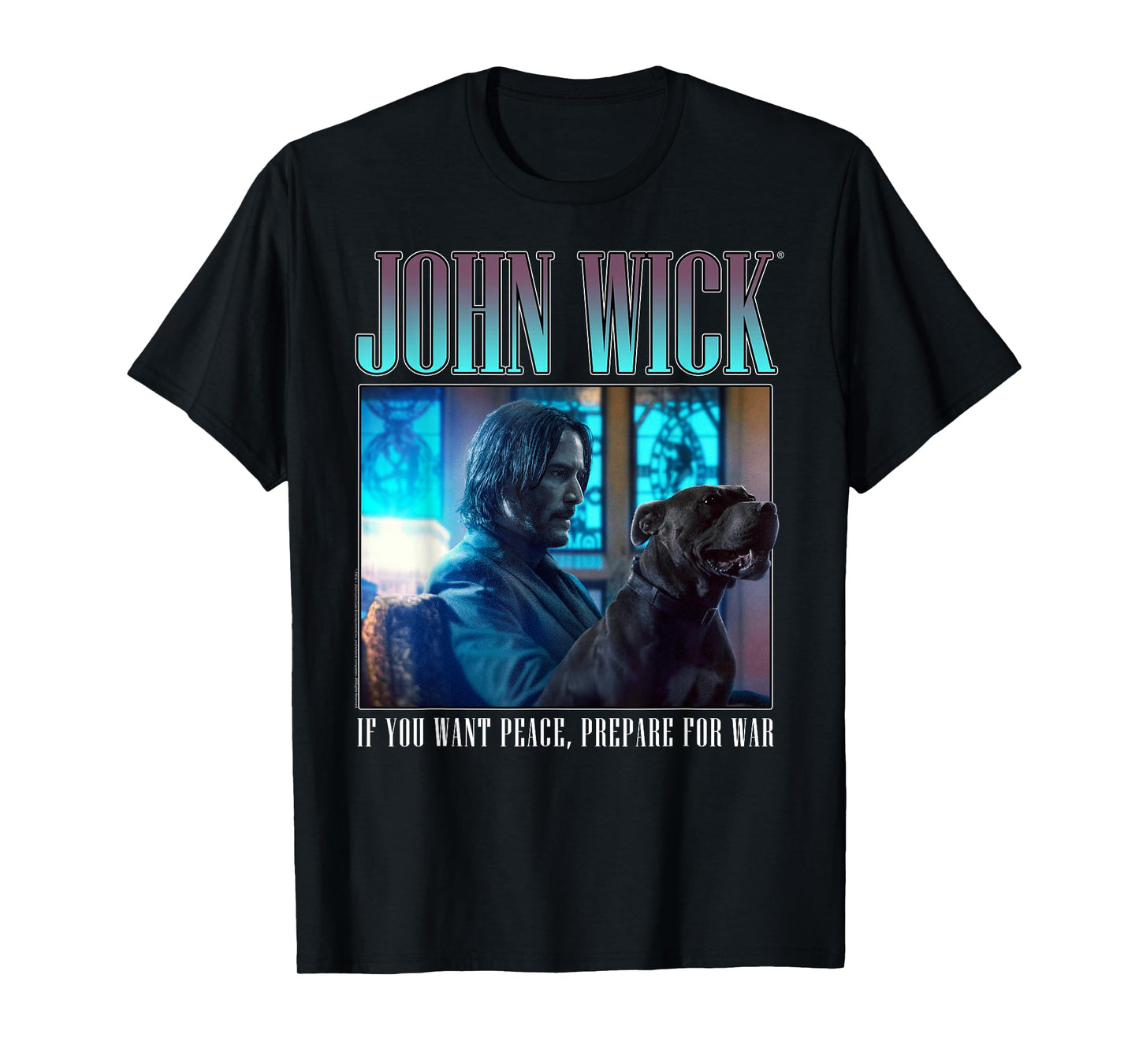 John Wick 90's Bootleg Prepare for War Dog Action Movie T-Shirt for Men Women