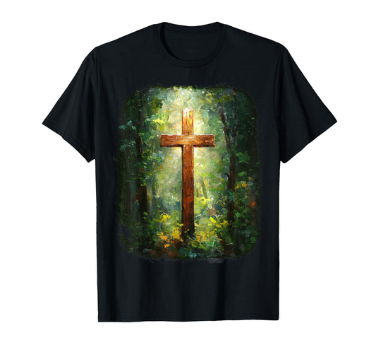 Resurrection Sunday Cross of Jesus Christ Christian Faith T-Shirt