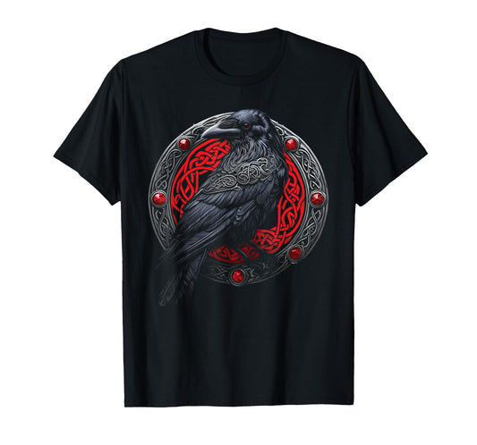 Viking Raven Norse Mythology Crow Gothic T-Shirt