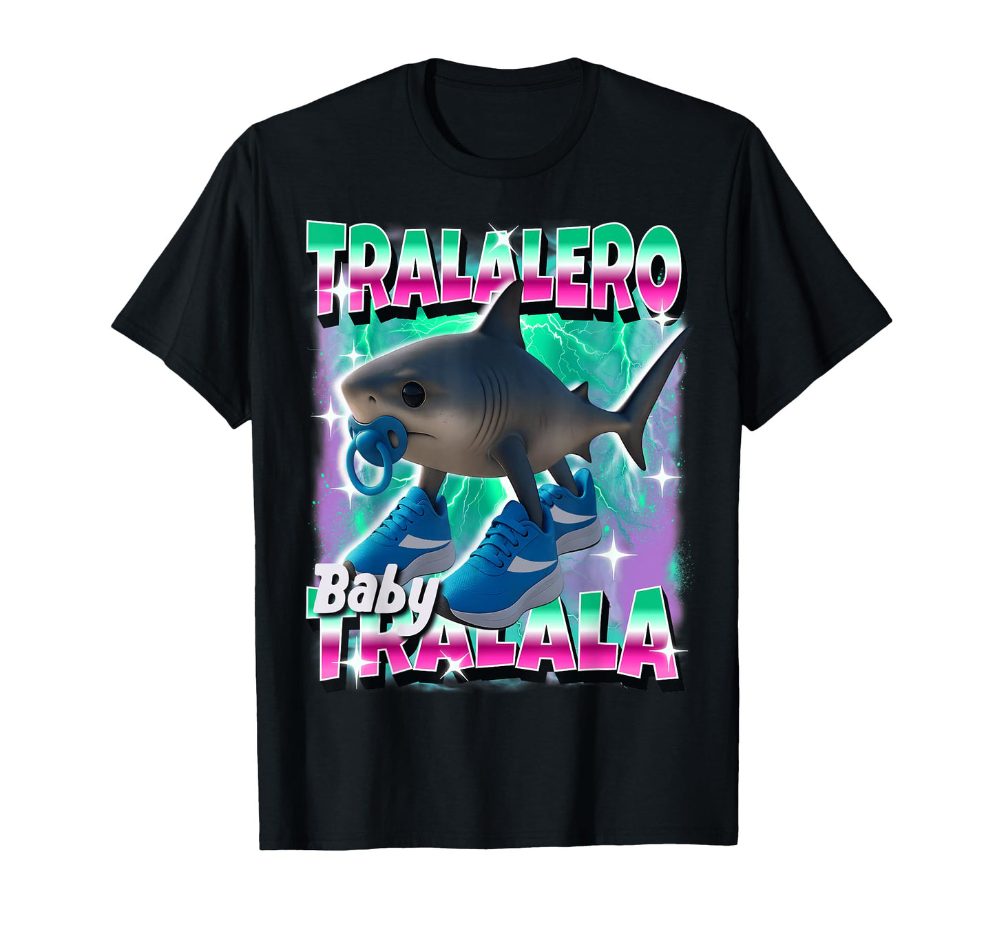 Tralalero Tralala Italian-Brainrot He Loves And Obeys God T-Shirt