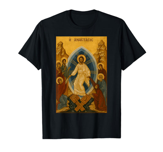 Resurrection of Jesus Christ - Christian Orthodox Icon T-Shirt