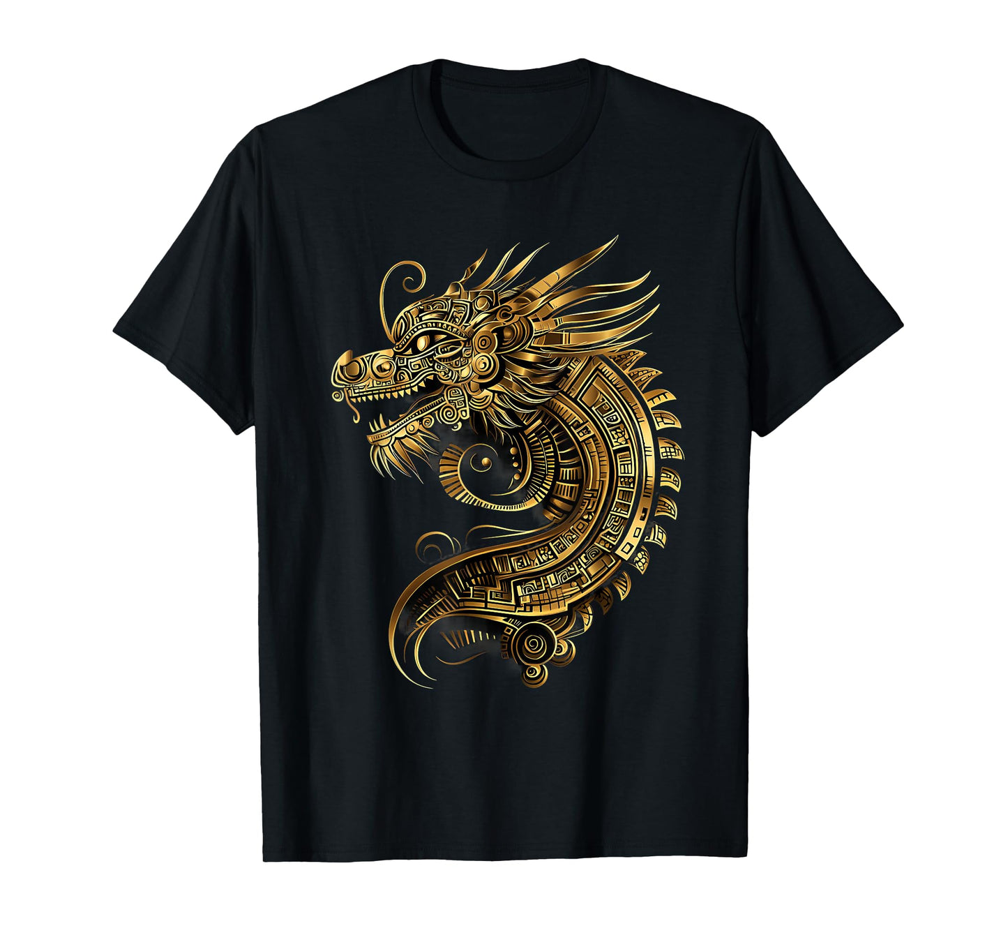 Aztec Mexican Mythology Aztec God Toltec Inca Dragon Mayan T-Shirt
