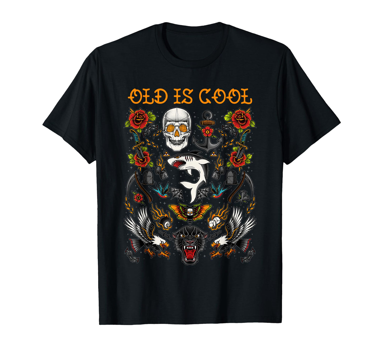 Old School Traditional Tattoo Style Shirt for Tattoo Artist T-Shirt
