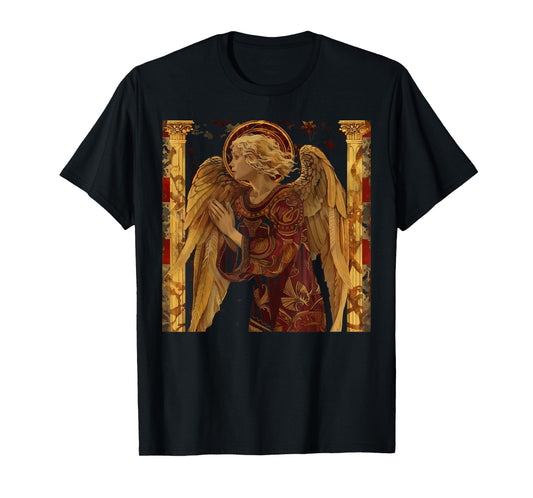 Archangel Gabriel Catholic Christianity Guardian Angel T-Shirt