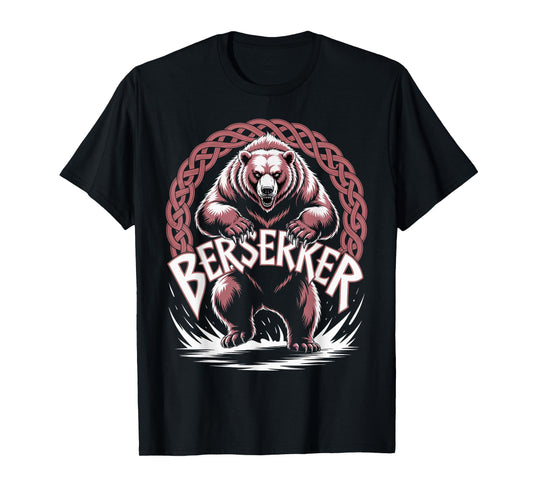 Viking Berserker Bear Norse Warrior T-Shirt