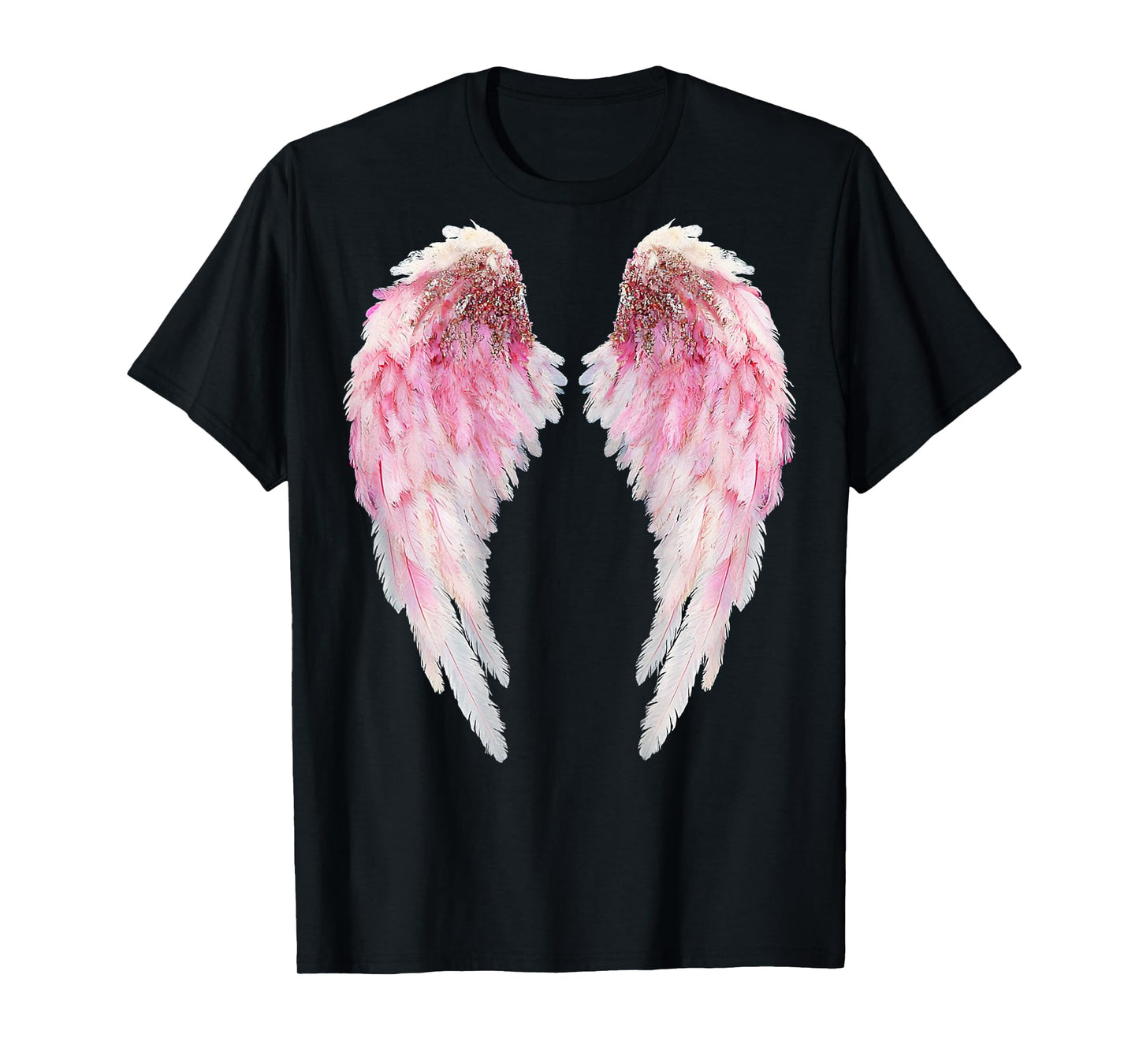Angel Wings Pink Graphic T-Shirt