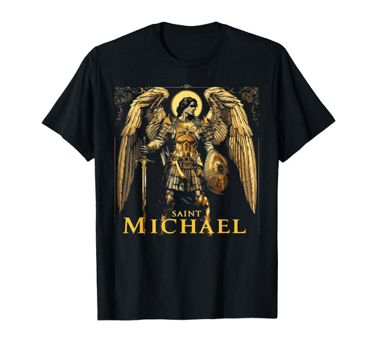 Archangel Catholic Religion Christianity Guardian Angel T-Shirt