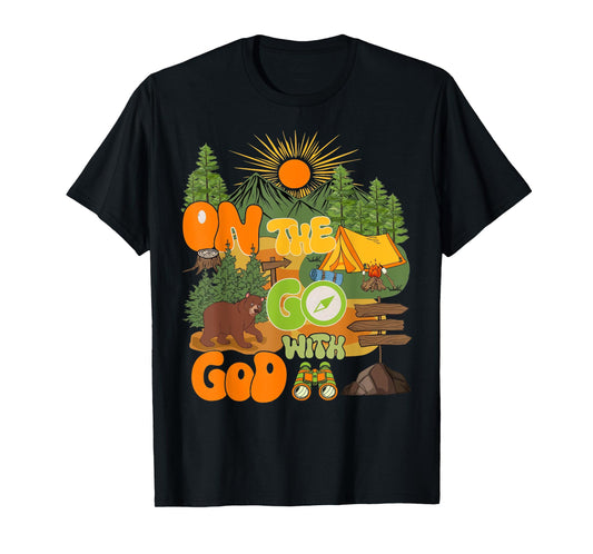 On The Go With God VBS 2025 Summer Bible Camp Christian T-Shirt