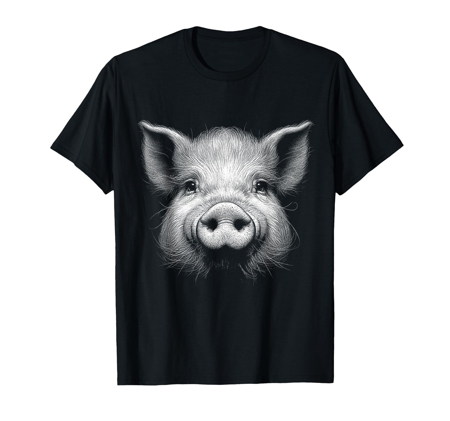 Pig Face Lover Art Design For Men And Women T-Shirt