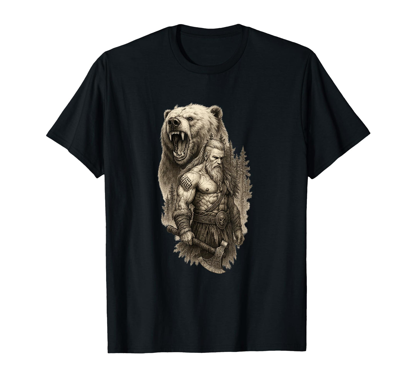 Viking Vegvisir Viking Celtic Germanic Valhalla Compass T-Shirt