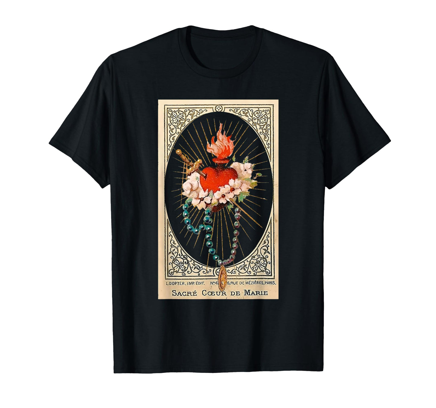 Immaculate Heart Of Mary Marian Catholic T-Shirt