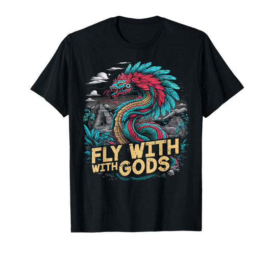 Aztec God Aztec Culture Mayan Indigenous Quetzalcoatl T-Shirt