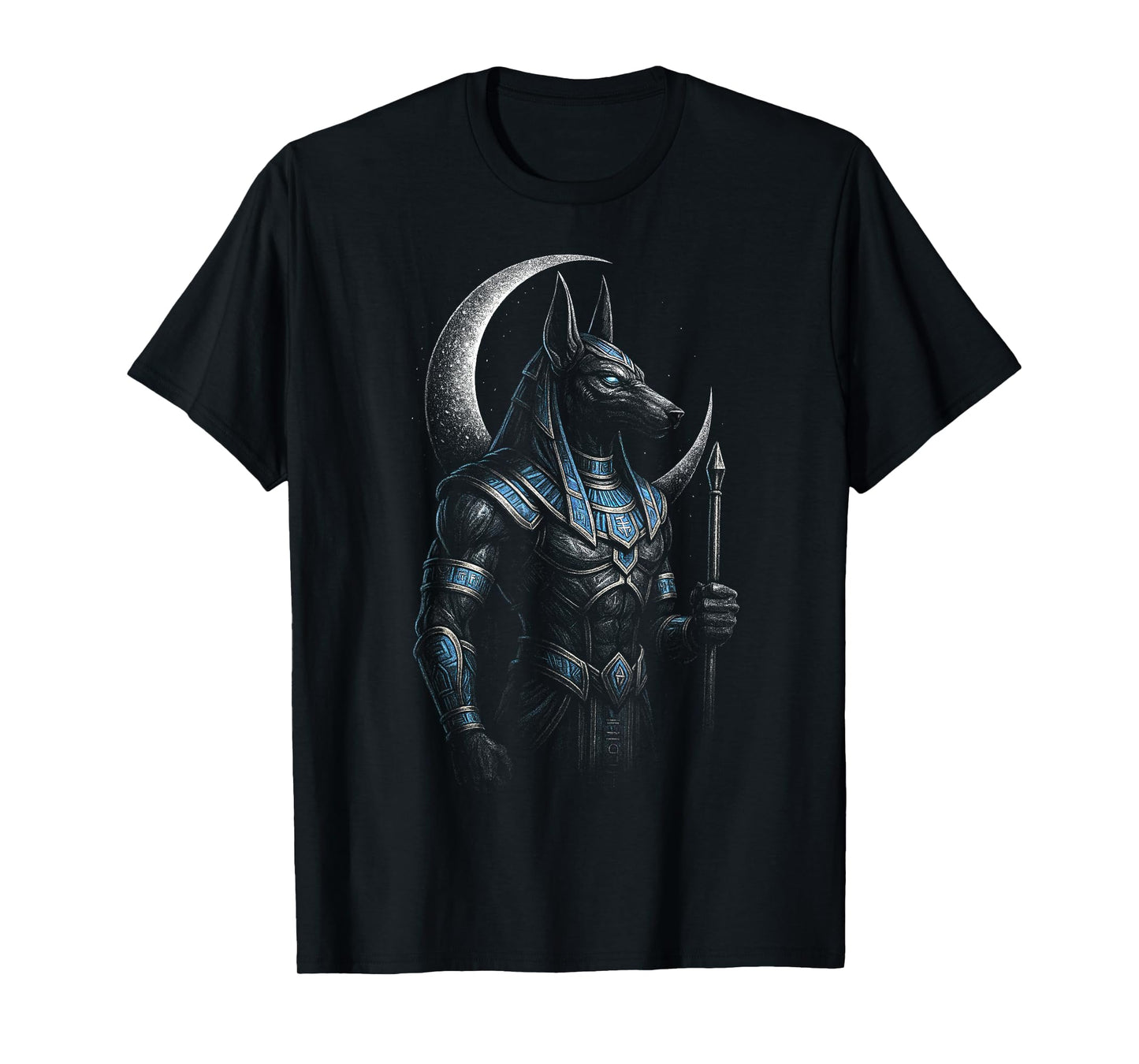 Anubis Egyptian Mythology Warrior God Cosmic T-Shirt