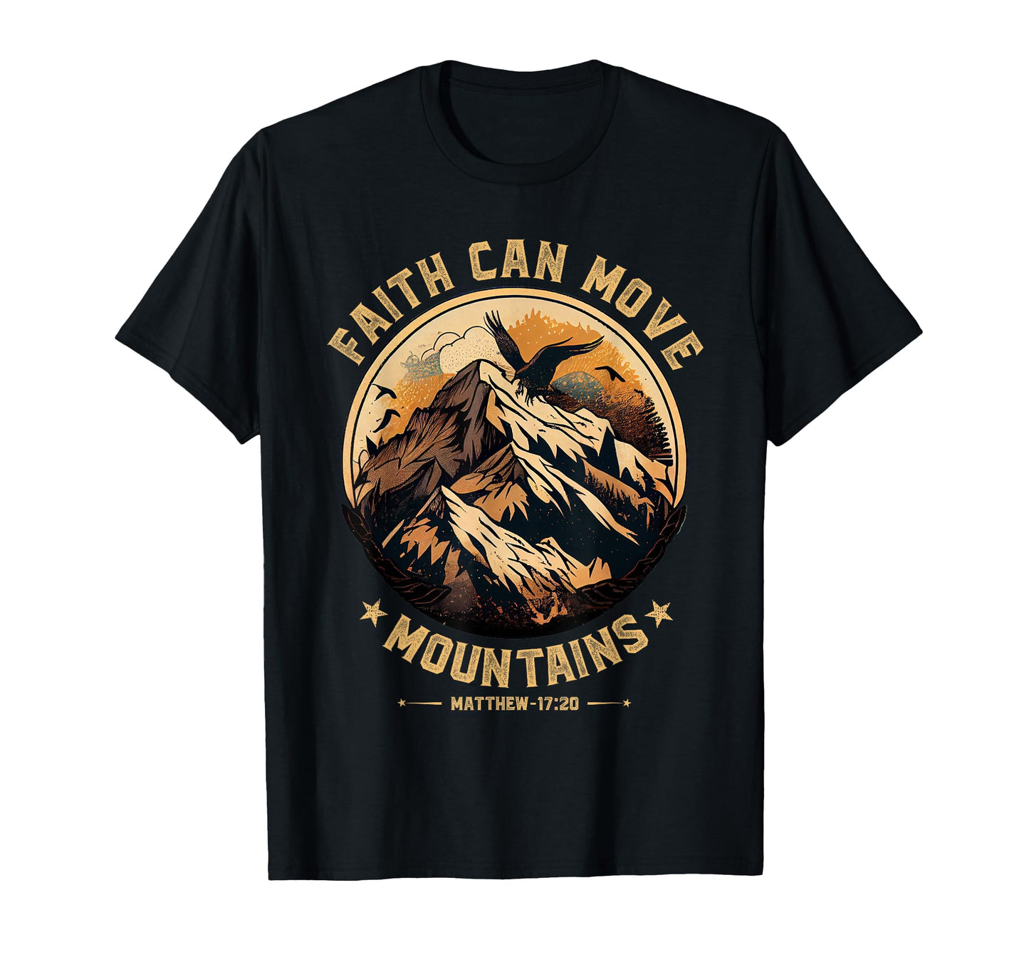 Faith Can Move Mountains Shirt Christian Men Women Kids T-Shirt