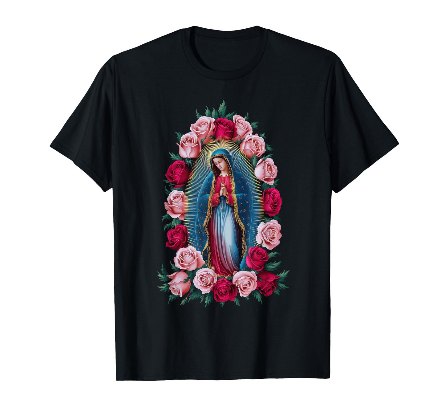 Our Lady Virgin Mary Guadalupe Christian Catholic T-Shirt