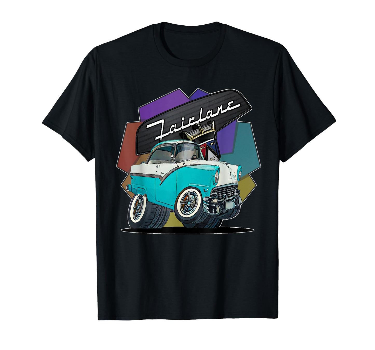 1956 56 fairlane, classic car art T-Shirt