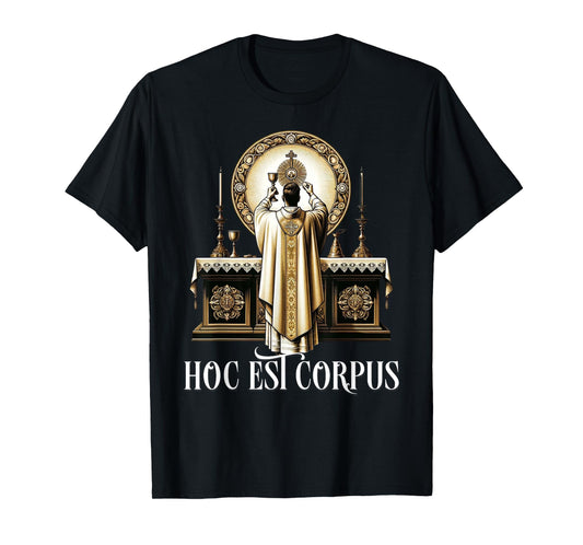Eucharistic Consecration Traditional Latin Mass Catholic T-Shirt