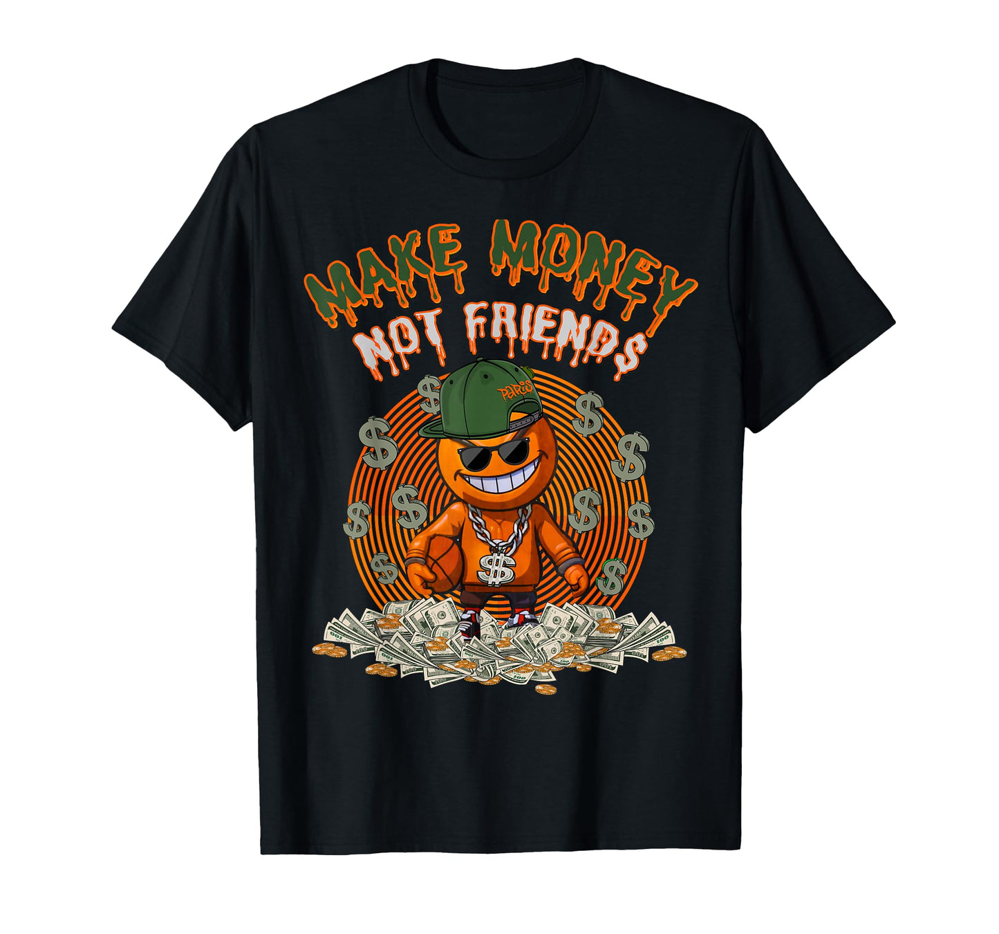 Olive Army Solar Orange | Orange Olive Sneaker Matching T-Shirt