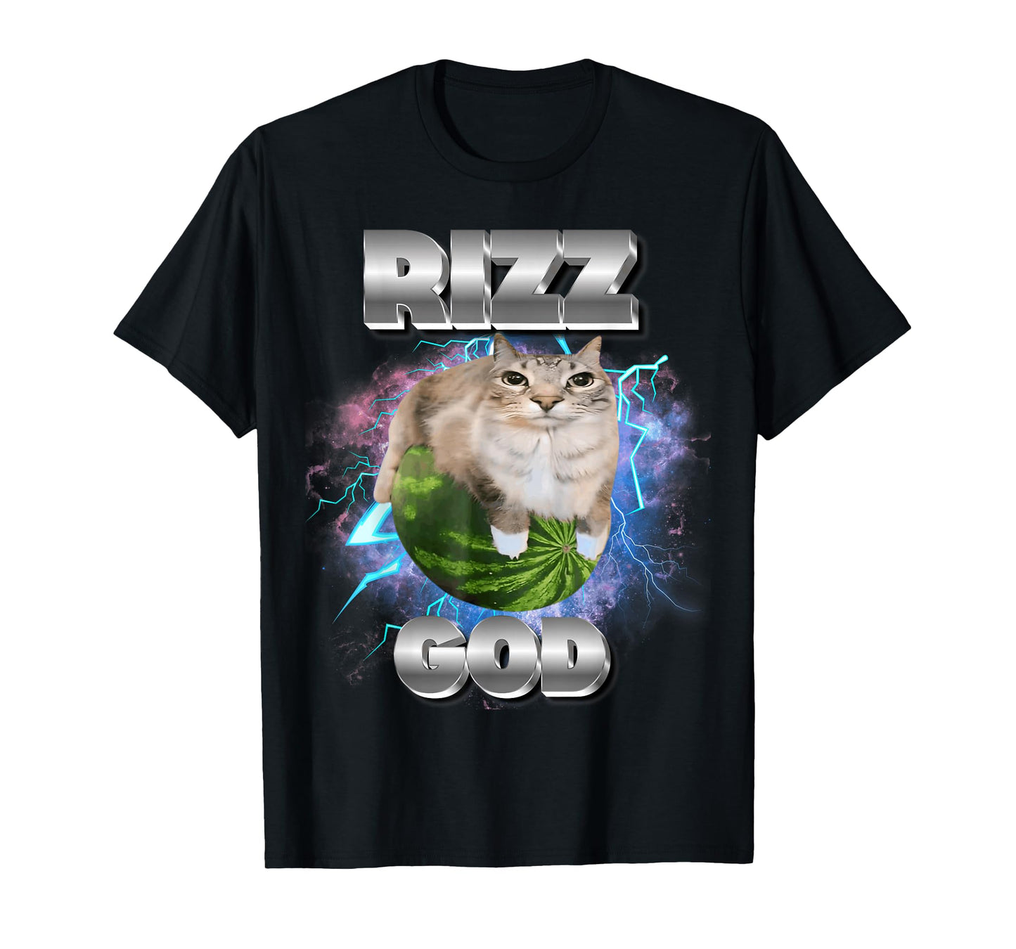Rizz God Cat Meme Funny Memes Internet Memes Gen-Z Memes Kid T-Shirt