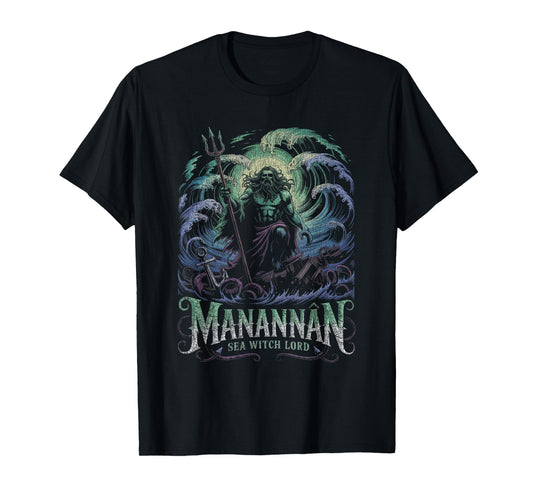 Manannán Sea Witch Lord Celtic Ocean God Mythology T-Shirt