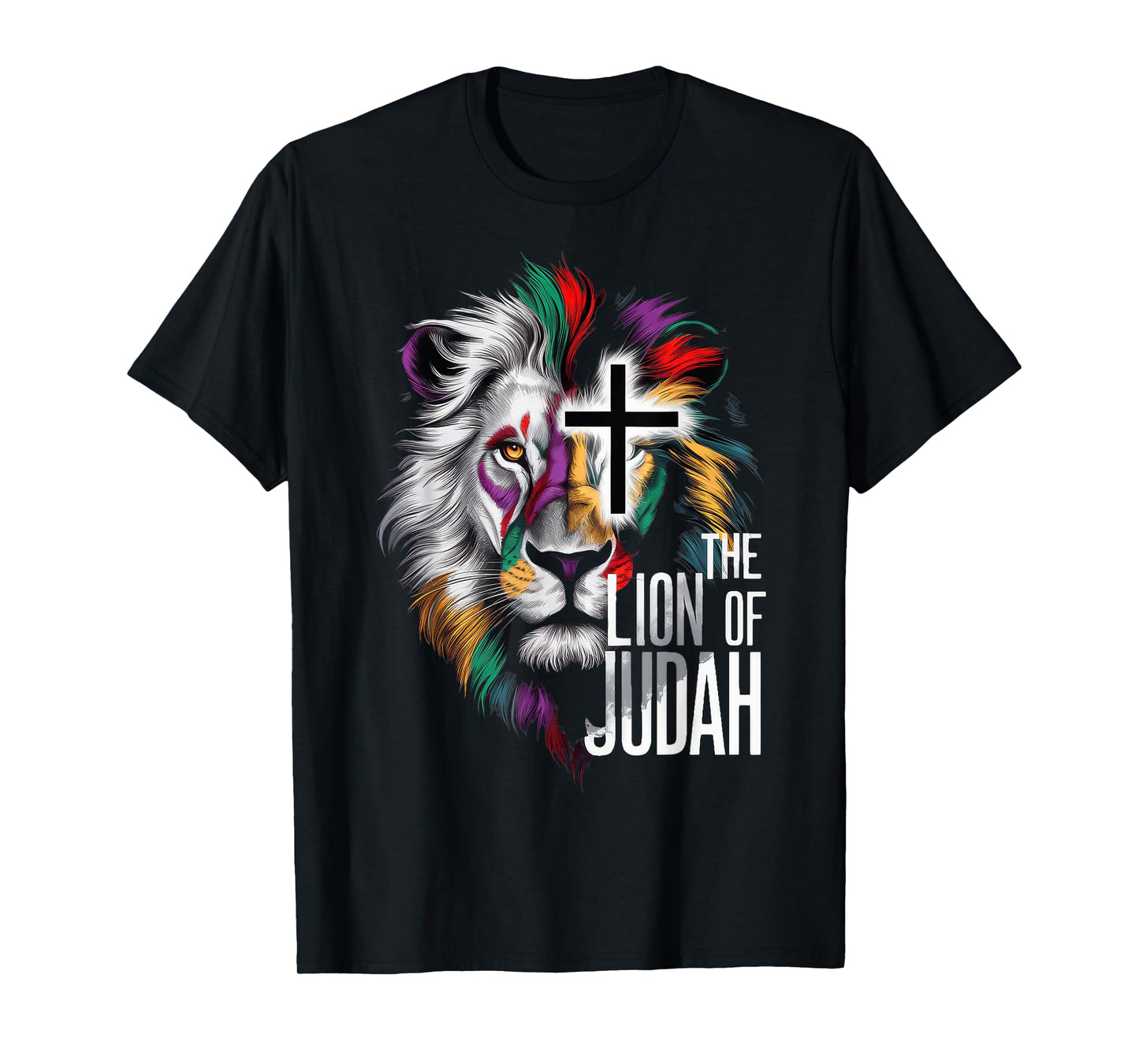 Jesus Lion of Judah Christian Faith for Men and Women T-Shirt