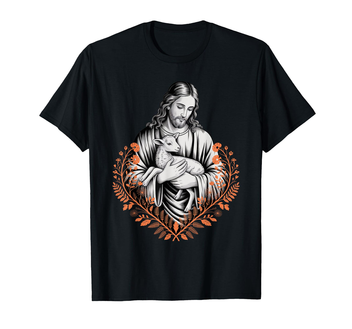 Jesus Holding Lamb God Shepard T-Shirt
