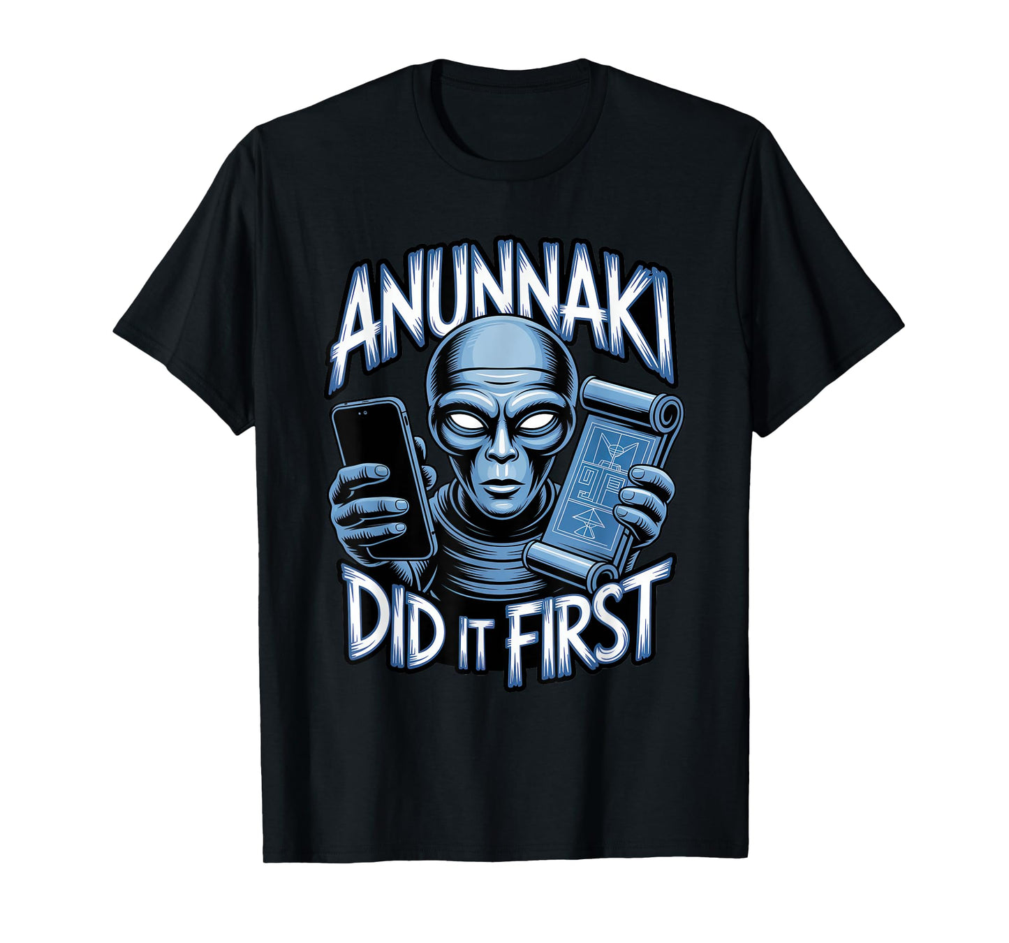 Anunnaki Did It First Enki Enlil Ancient Astronaut Race T-Shirt