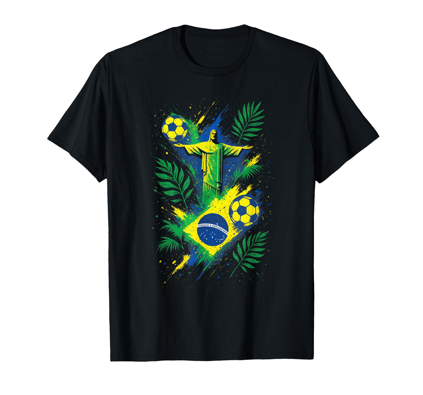 Soccer Brazil Football Christ Rio Culture T-Shirt