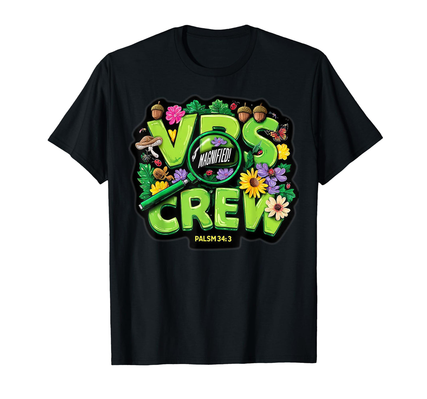 VBS Crew Magnified VBS 2025 Smallest Insects Christian T-Shirt