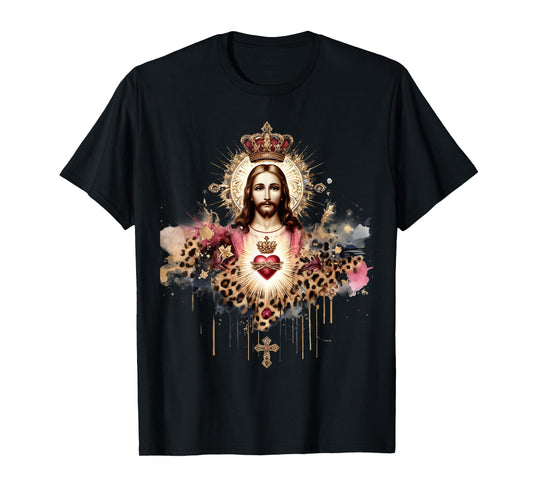 Sacred Heart of Jesus Catholic Devotion Faith T-Shirt
