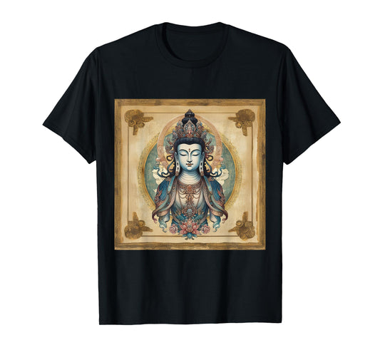 Avalokiteshvara Ancient Tibetan Buddhism Chenrezig Deity T-Shirt