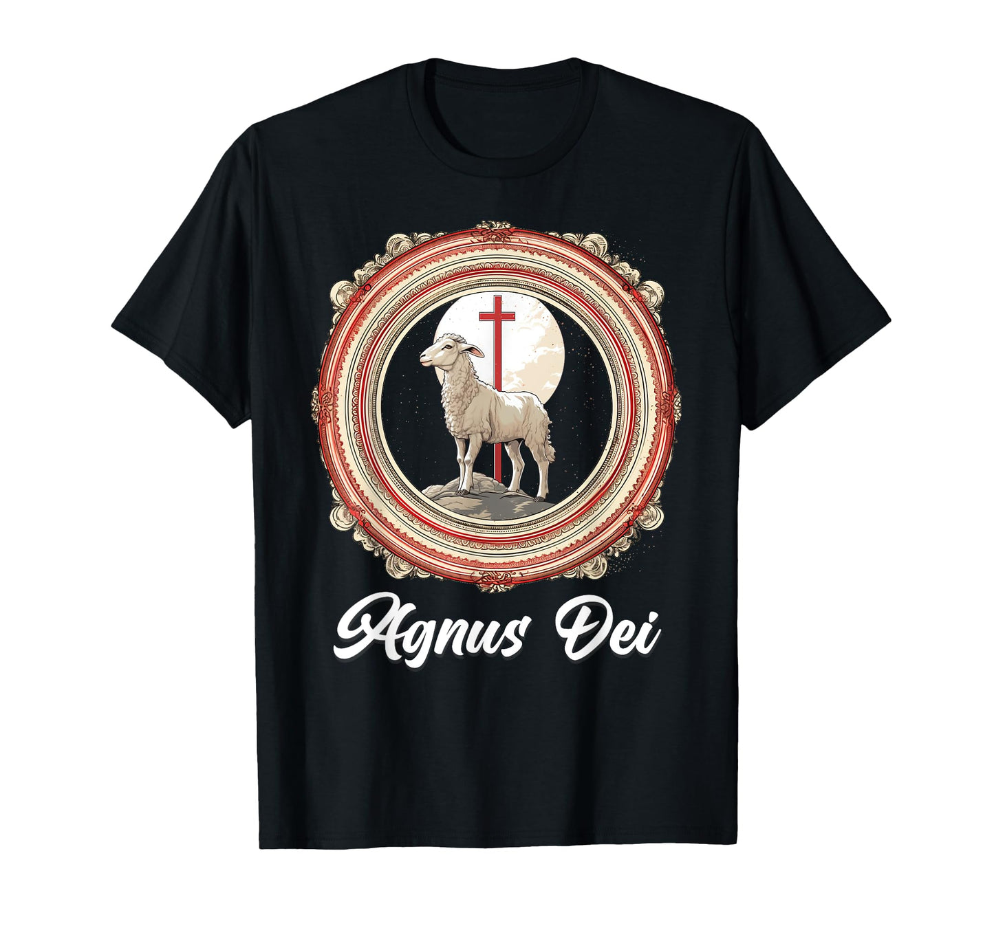 Agnus Dei Sanctus Traditional Latin Mass Catholic T-Shirt