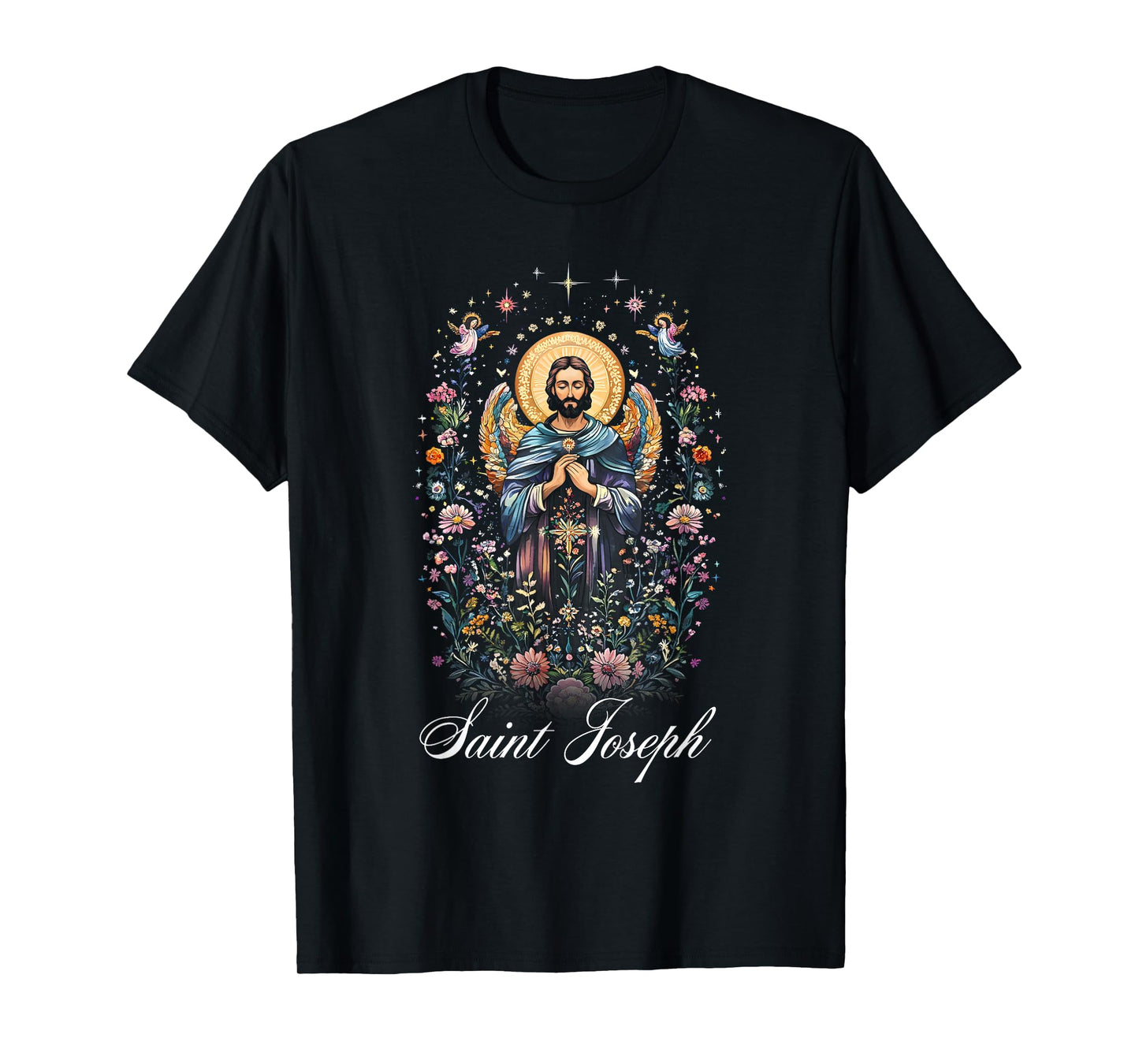 Vintage St Joseph Father Of Jesus Saint Catholic T-Shirt
