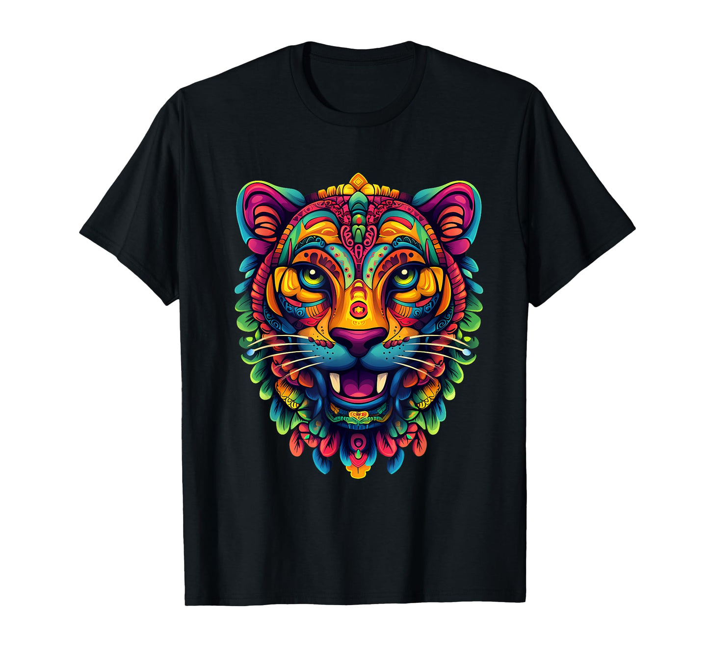 Aztec God Jaguar Native Mexican Pride Quetzalcoatl Mayan T-Shirt