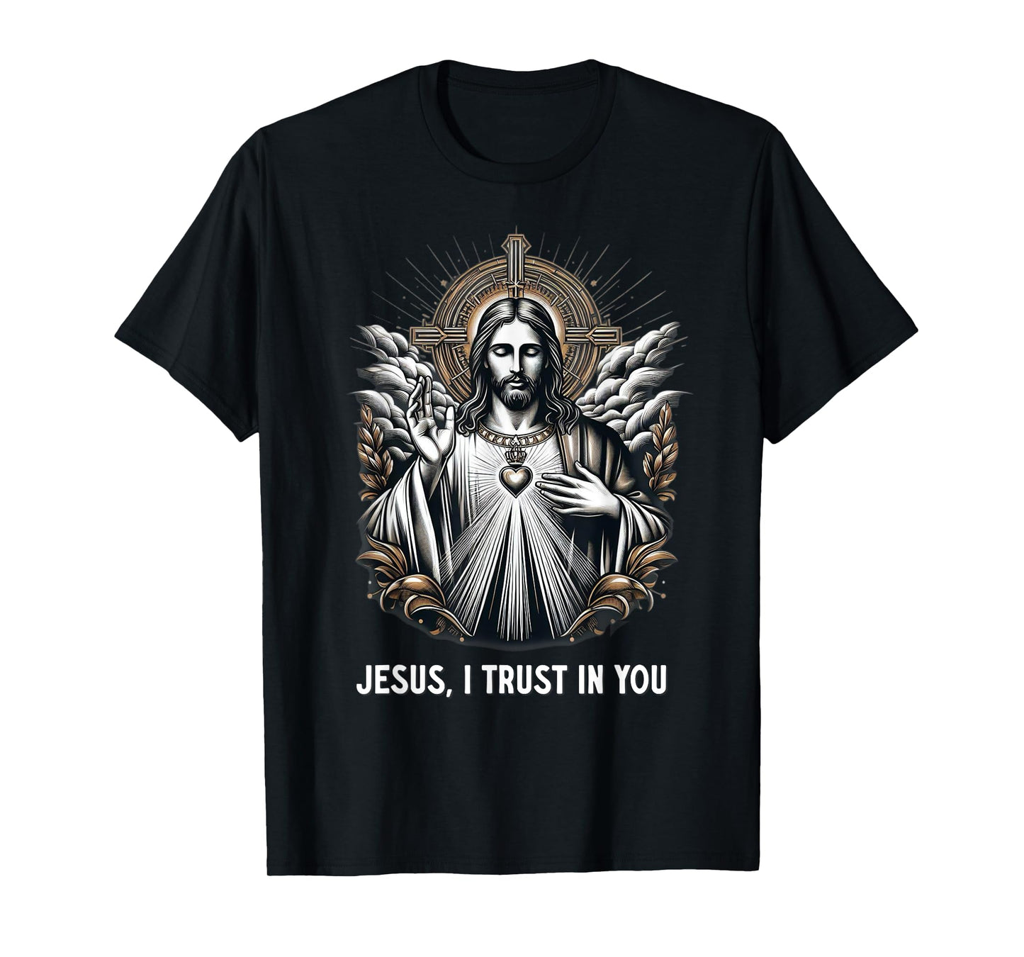 Jesus I Trust In You Divine Mercy Catholic T-Shirt