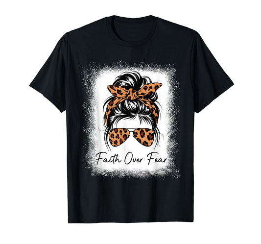 Love in Faith Loved Beyond Measure Christian Leopard Women T-Shirt