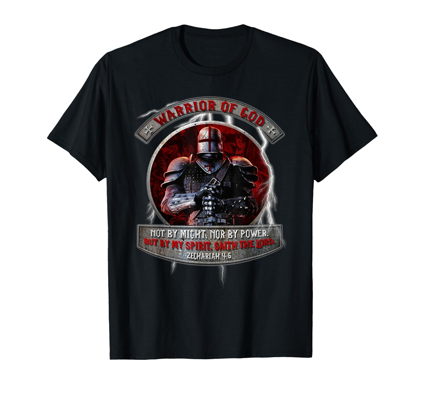 Warrior Of God not by might nor by power but by my spirit T-Shirt