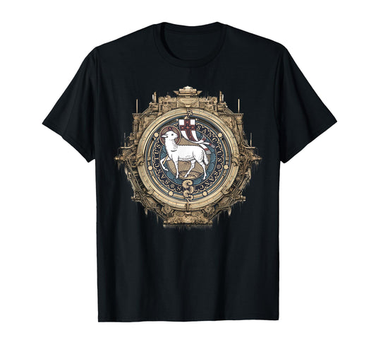 Agnus Dei Sanctus Traditional Latin Mass Catholic T-Shirt
