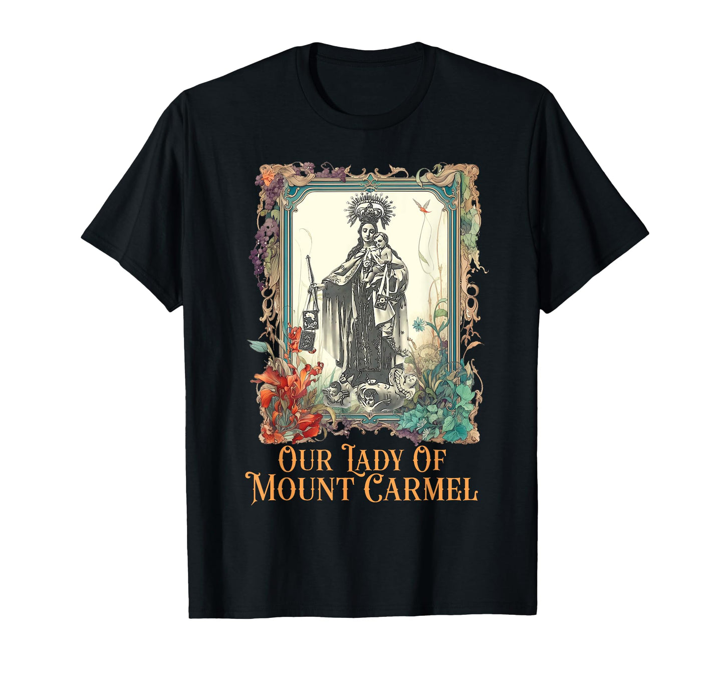 Our Lady of Mount Carmel Marian Catholic T-Shirt