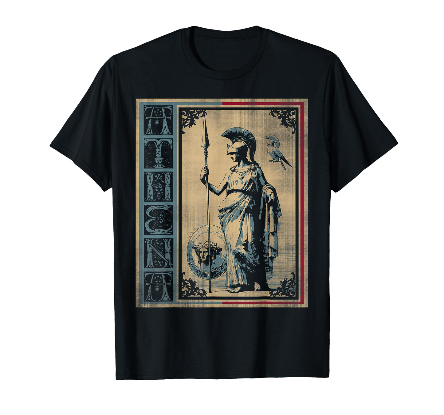 Goddess of wisdom Athena in greek mythology tee T-Shirt