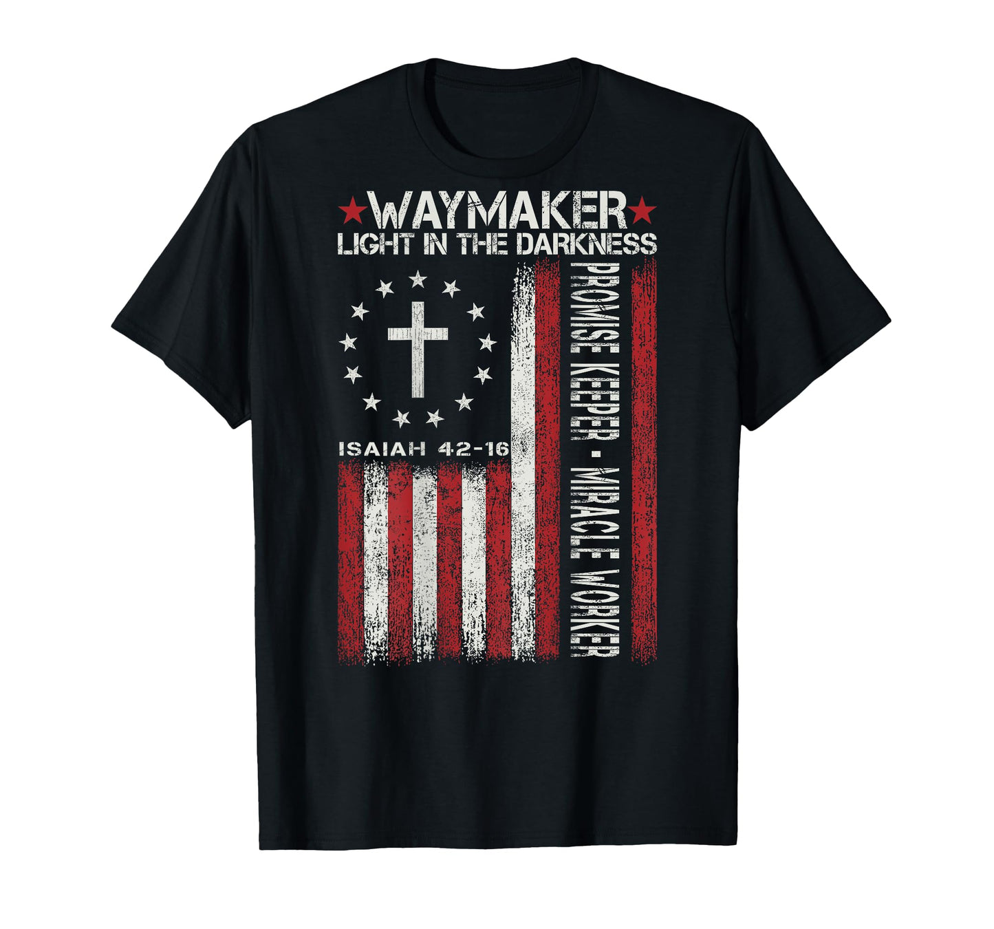 Waymaker God Jesus Christian Bible Faith Cross Religious T-Shirt