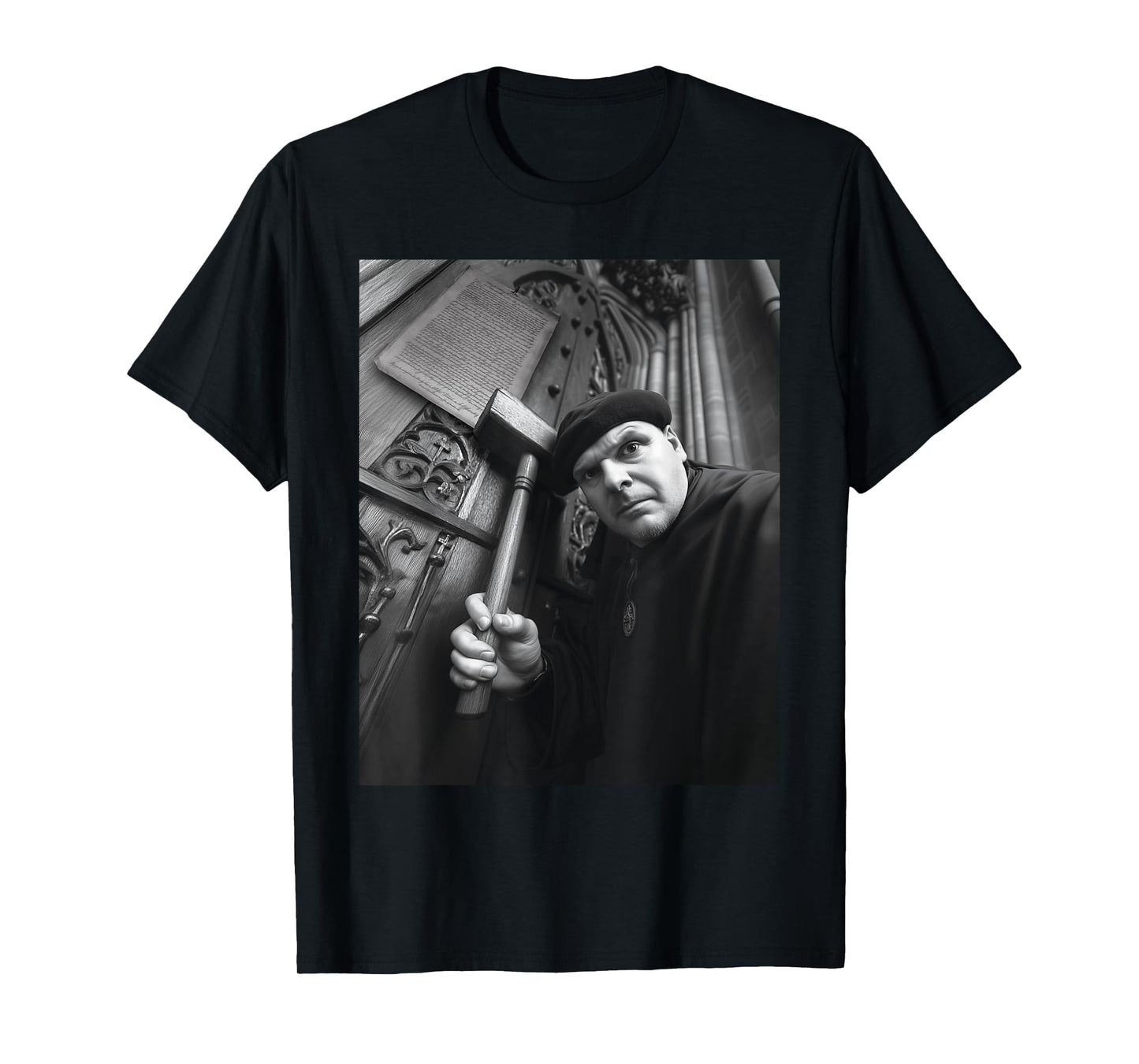Funny Martin Luther Selfie Reformation Reformed Christian T-Shirt