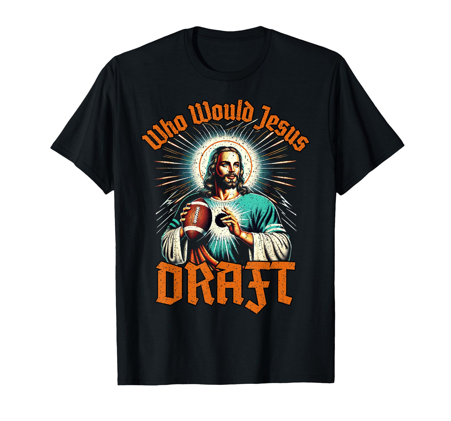 Fantasy Football Champion Who Would Jesus Draft Party T-Shirt