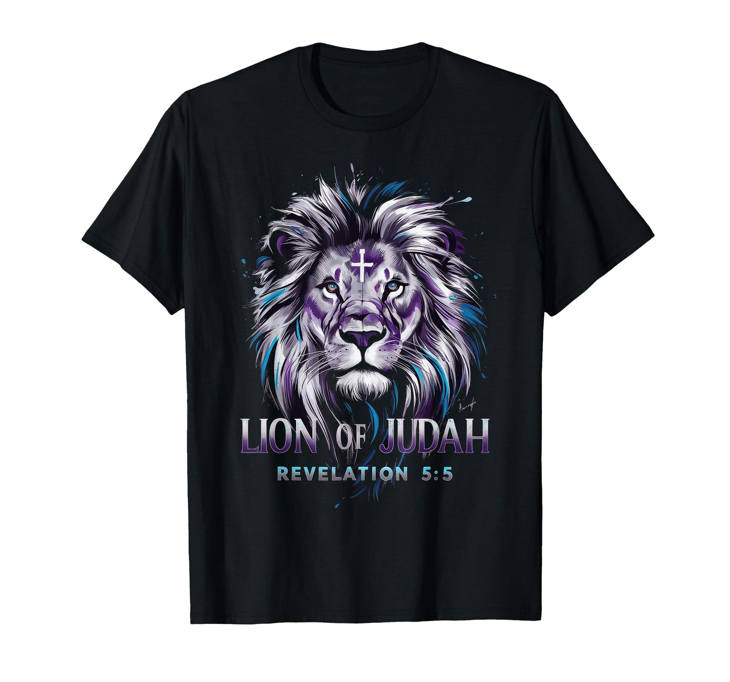 Jesus Lion of Judah Christian Faith for Men and Women T-Shirt