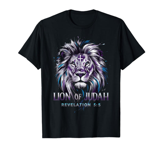 Jesus Lion of Judah Christian Faith for Men and Women T-Shirt